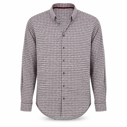 Mens UK Size 16 collezione Grey  Button-Up Long Sleeve Casual Shirt