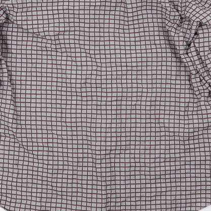 Mens UK Size 16 collezione Grey  Button-Up Long Sleeve Casual Shirt