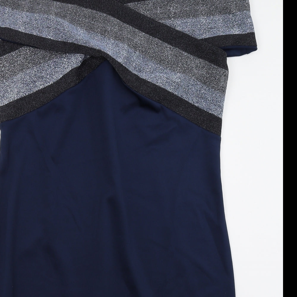 Body Flirt Womens Blue   A-Line  Size L