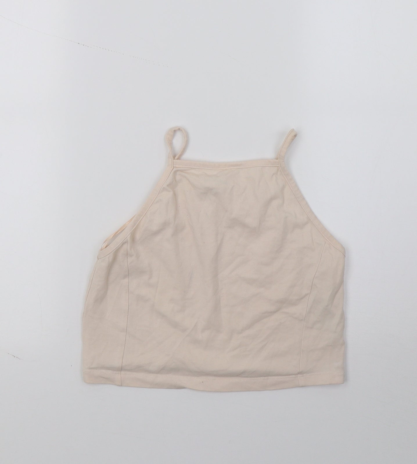 Miss Selfridge Womens Pink   Cropped T-Shirt Size 10