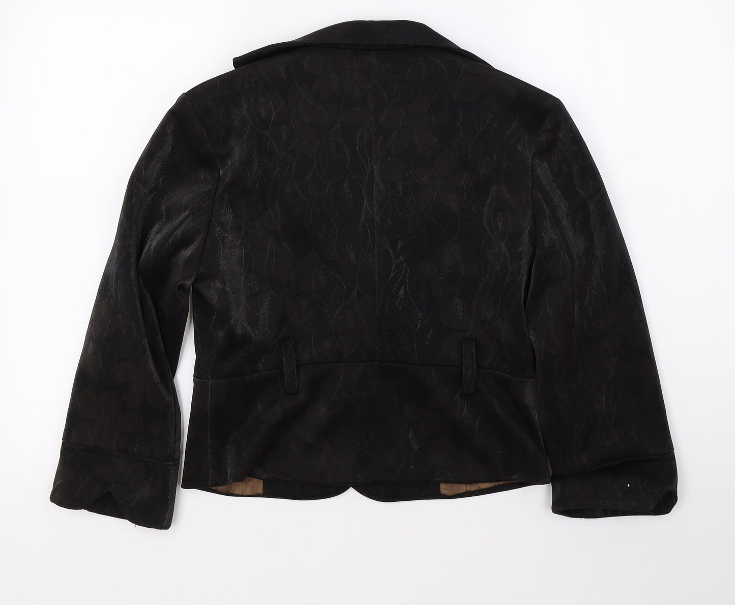 J W Womens Brown   Jacket Blazer Size 12