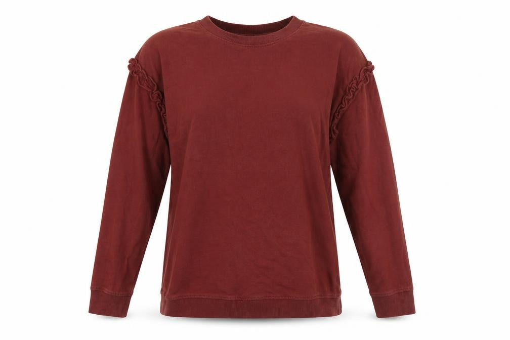 Womens UK Size 10 NEXT Brown Henley Jumper