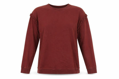Womens UK Size 10 NEXT Brown Henley Jumper