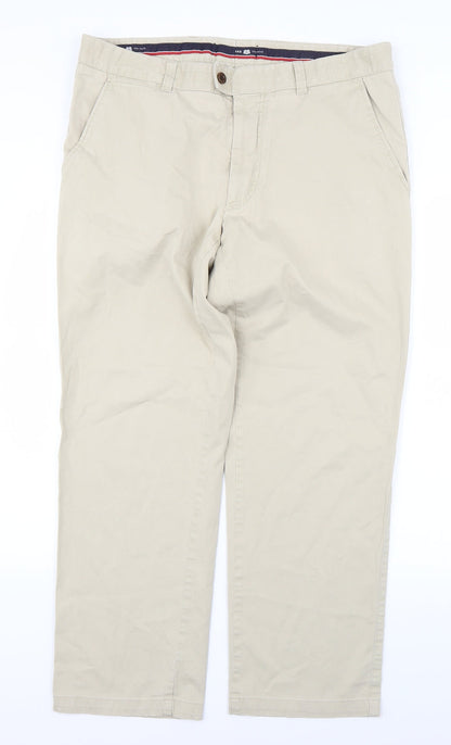 RAX Mens Beige   Chino Trousers Size 38 L25 in