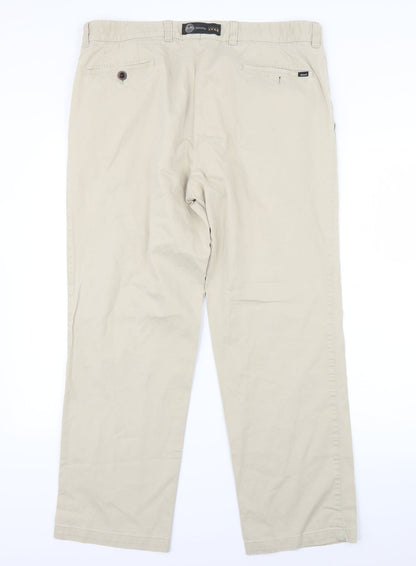 RAX Mens Beige   Chino Trousers Size 38 L25 in