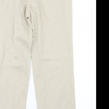 RAX Mens Beige   Chino Trousers Size 38 L25 in