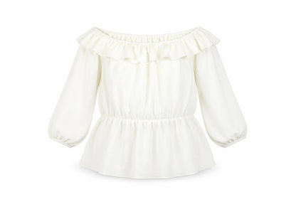 I SAW IT FIRST Womens White   Basic Blouse Size 8