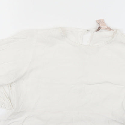 FOREVER 21 Womens White   Basic Blouse Size XS