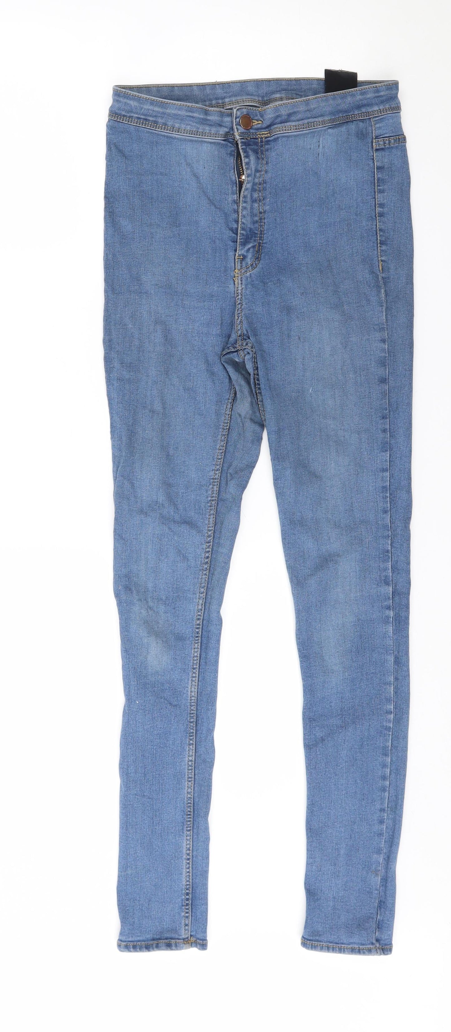 Womens UK Size 12 H&M Regular Fit Skinny Blue Jeans