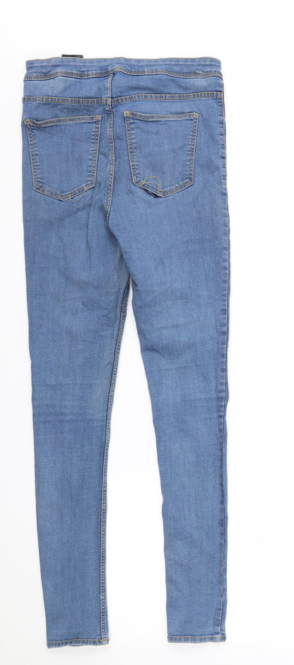 Womens UK Size 12 H&M Regular Fit Skinny Blue Jeans