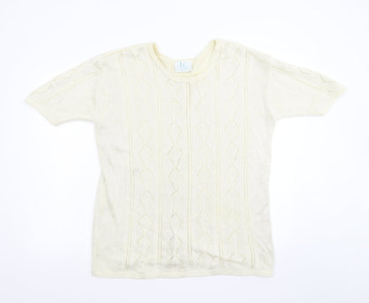 Womens UK Size 18 LC Ivory Pullover Jumper