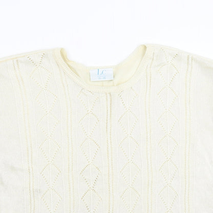 Womens UK Size 18 LC Ivory Pullover Jumper
