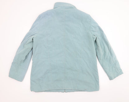 Womens UK Size XL Eleganzé Green Overcoat