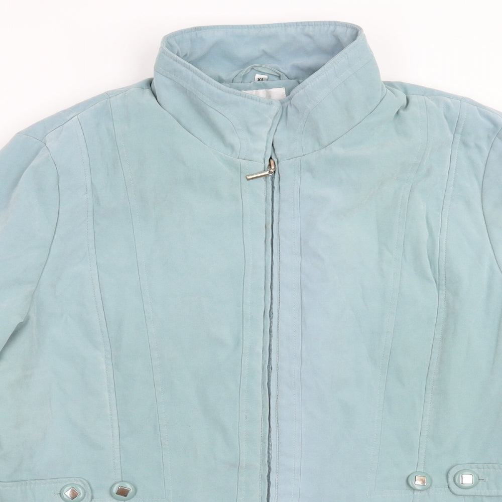Womens UK Size XL Eleganzé Green Overcoat