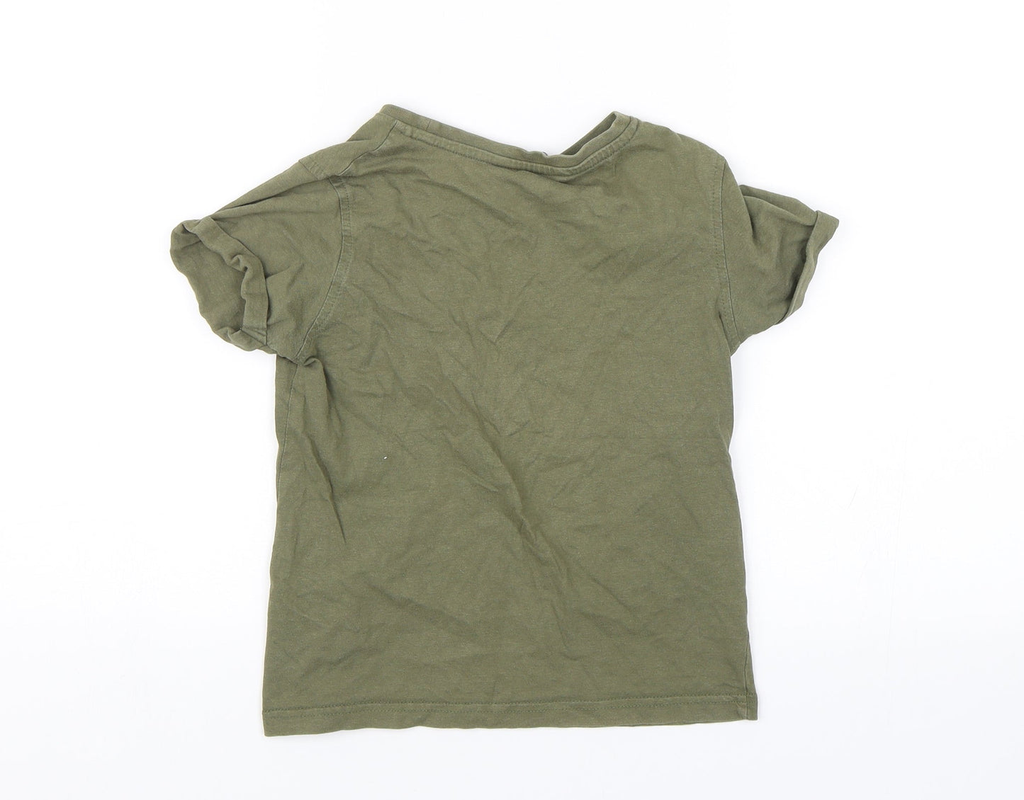George Boys Green   Basic T-Shirt Size 6-7 Years  - Twenty four seven