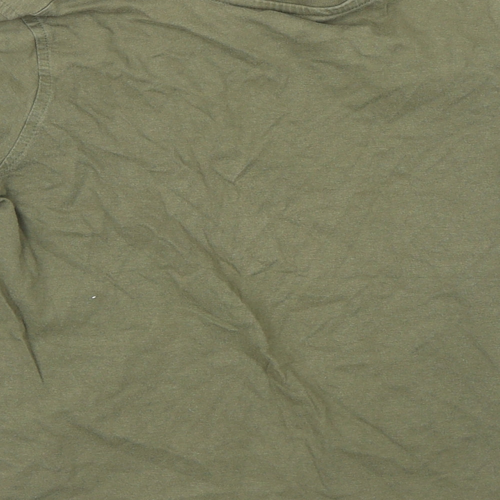 George Boys Green   Basic T-Shirt Size 6-7 Years  - Twenty four seven