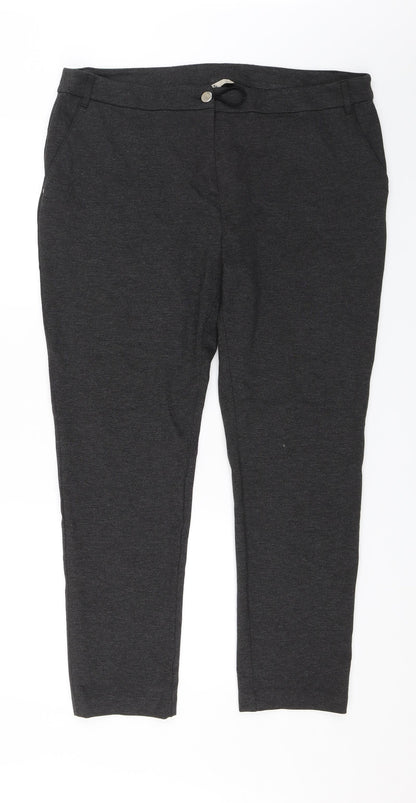 TU Womens Grey   Dress Pants Trousers Size 18 L26 in