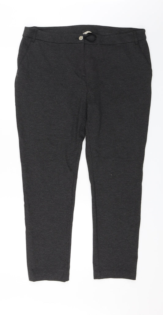 TU Womens Grey   Dress Pants Trousers Size 18 L26 in