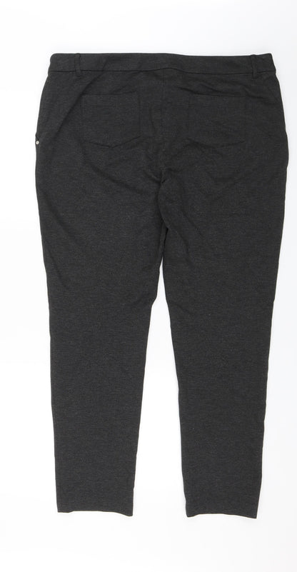 TU Womens Grey   Dress Pants Trousers Size 18 L26 in