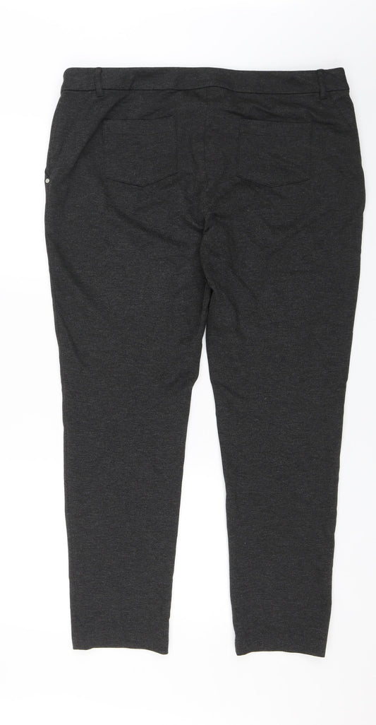 TU Womens Grey   Dress Pants Trousers Size 18 L26 in