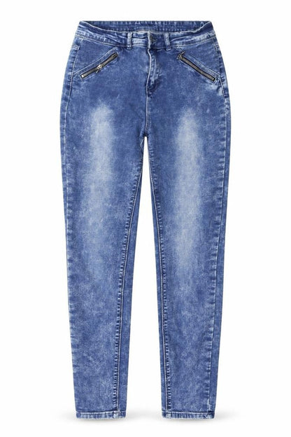 Womens Blue  Denim Skinny Jeans Size 28 in L28 in