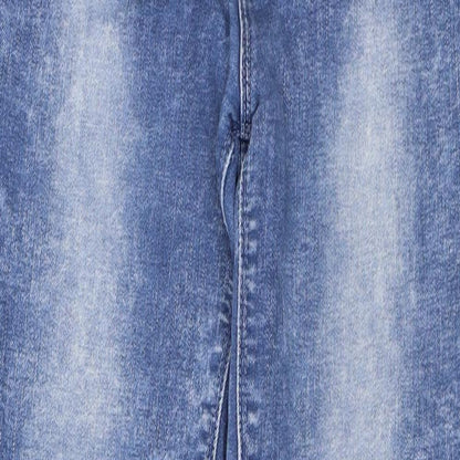Womens UK Size 28 in Preworn Regular Fit Skinny Blue Jeans