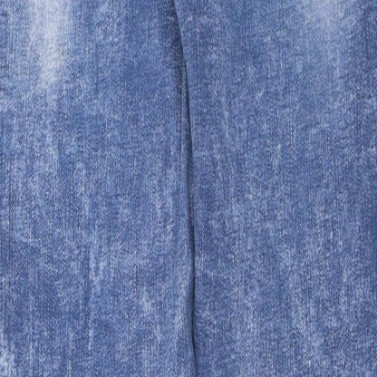 Womens UK Size 28 in Preworn Regular Fit Skinny Blue Jeans