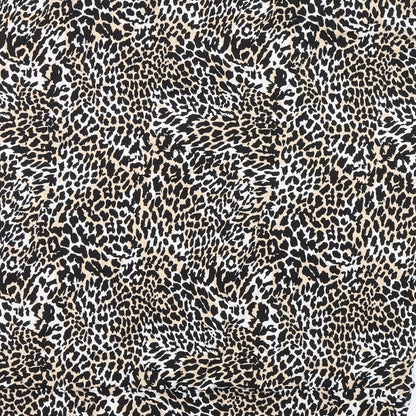 F&F Womens Black Animal Print  Basic Blouse Size 10