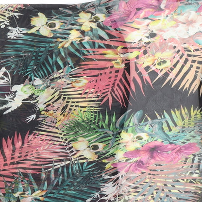 Miss Look Womens Black Floral  Shrug Jumper Size M