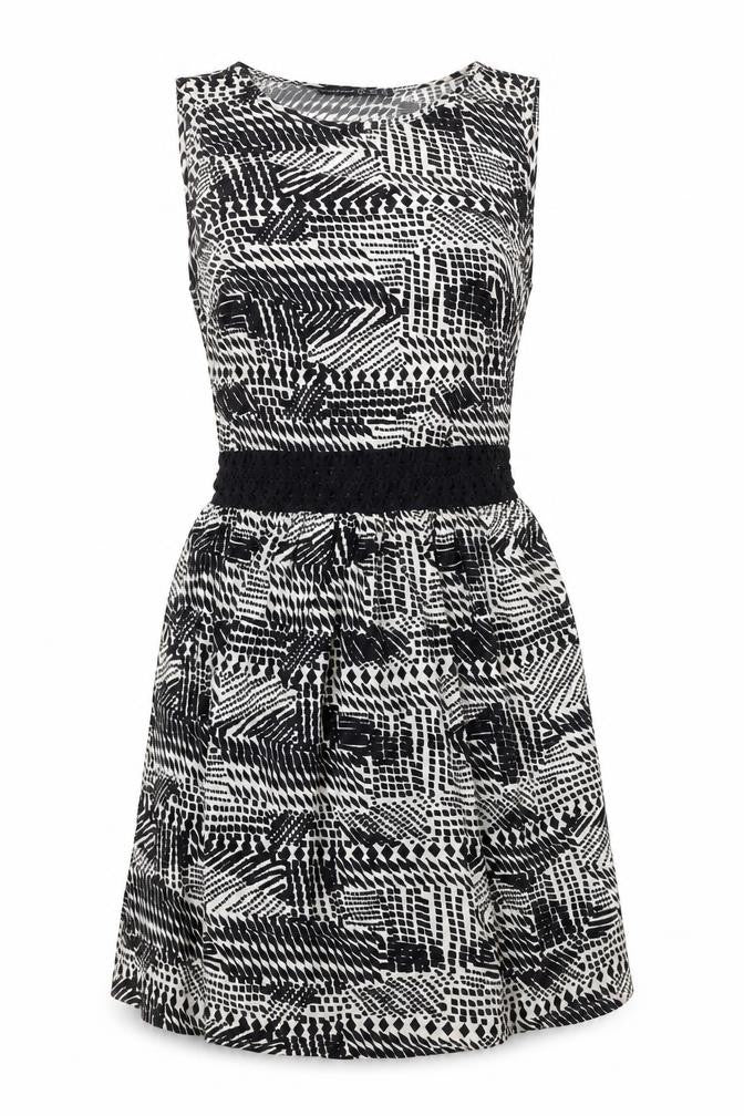 Atmosphere Womens Black Animal Print  Shift  Size 6