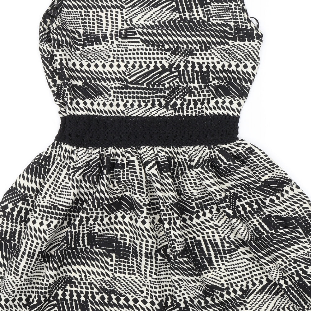 Atmosphere Womens Black Animal Print  Shift  Size 6