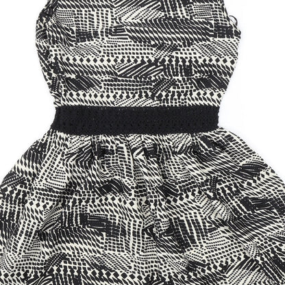 Atmosphere Womens Black Animal Print  Shift  Size 6