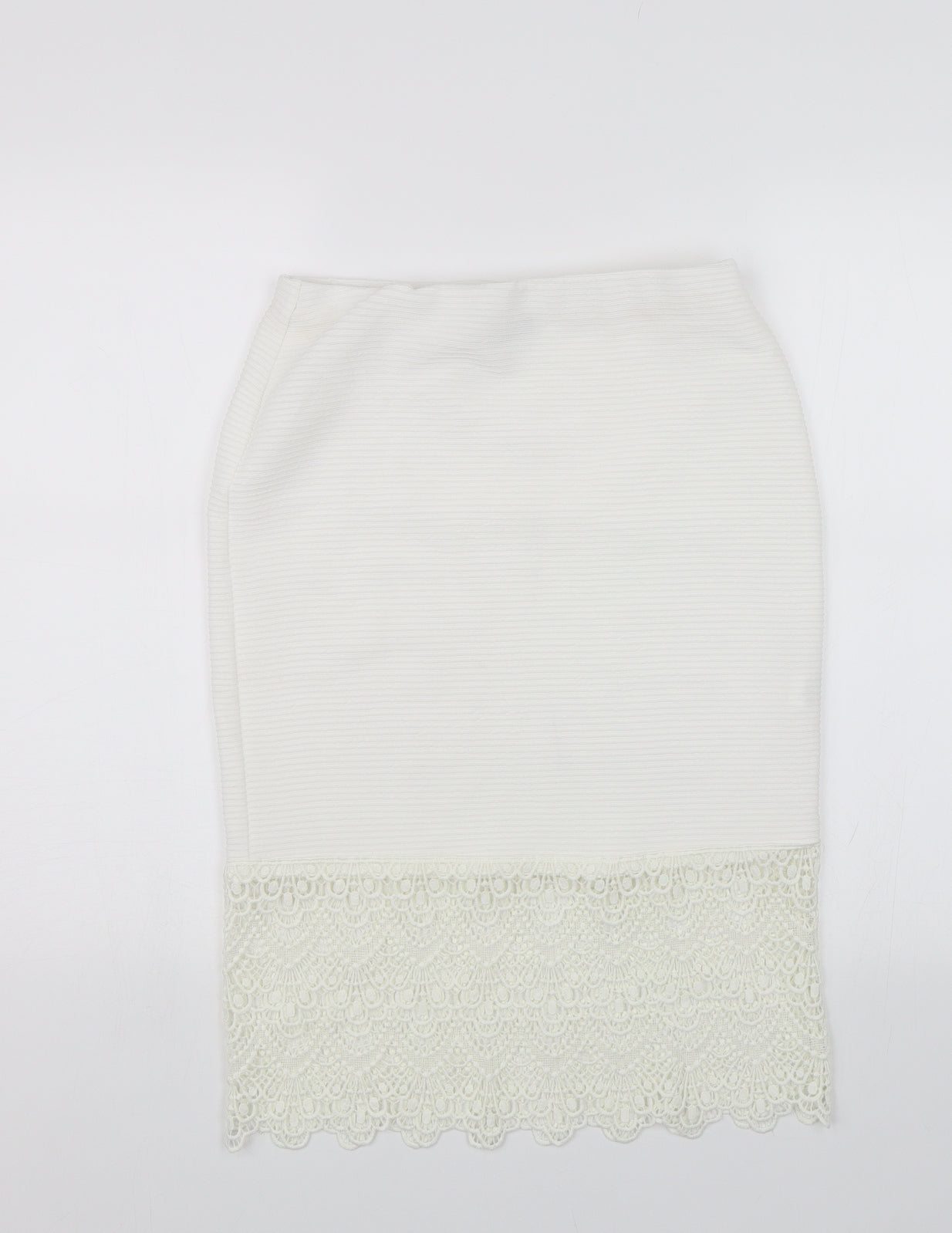 Atmosphere Womens White   Straight & Pencil Skirt Size 12