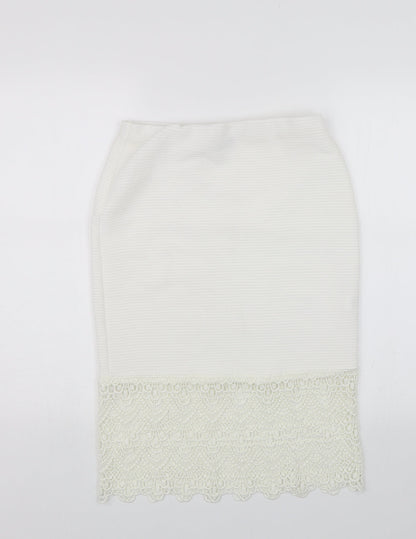 Atmosphere Womens White   Straight & Pencil Skirt Size 12