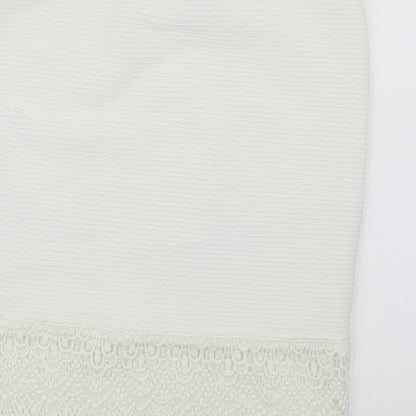 Atmosphere Womens White   Straight & Pencil Skirt Size 12