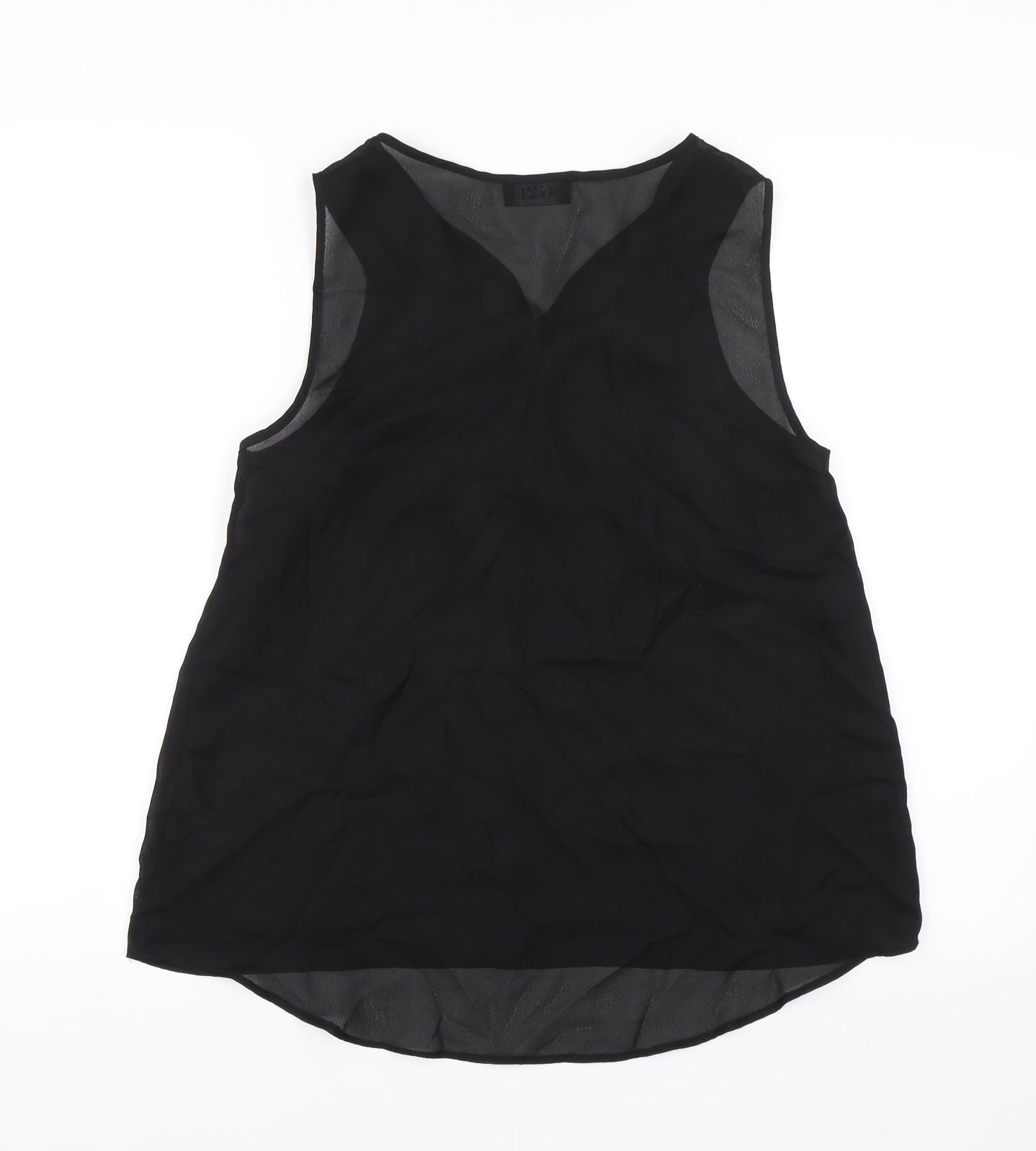 George Womens Black   Basic Blouse Size 10