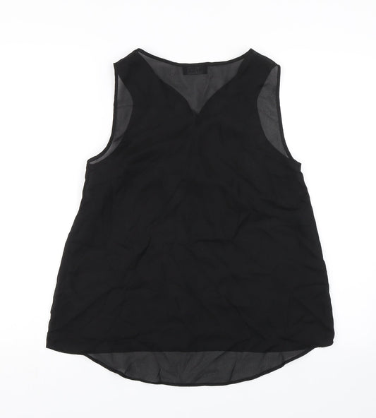 George Womens Black   Basic Blouse Size 10