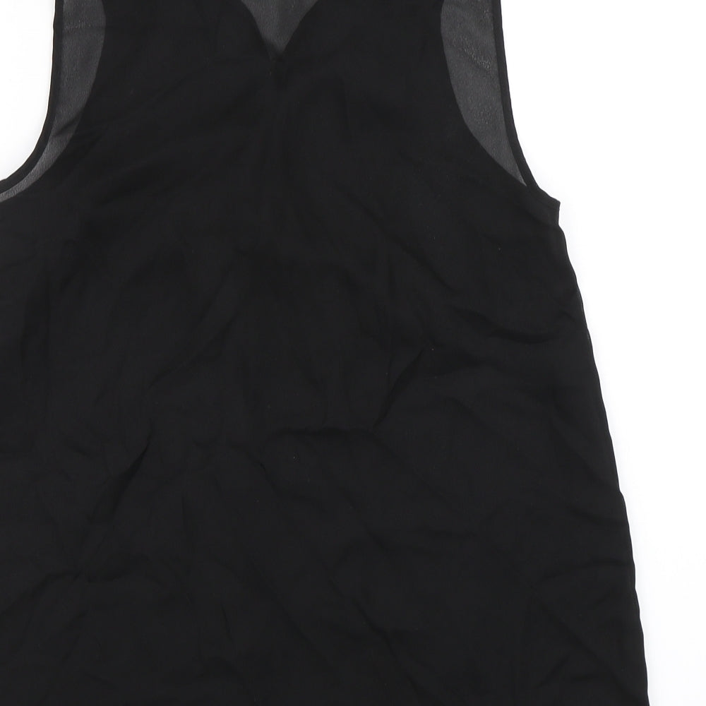 George Womens Black   Basic Blouse Size 10