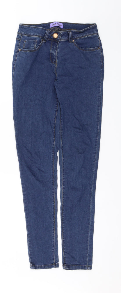 George Womens Blue   Skinny Jeans Size 8 L28 in