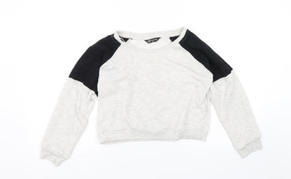 Womens UK Size 10 Internationale Grey Pullover Jumper
