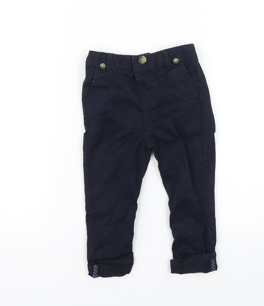 Matalan Baby Blue   Jogger Trousers Size 12-18 Months