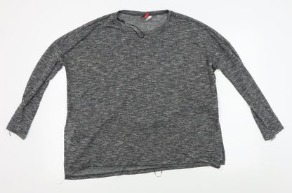 Womens UK Size M H&M Grey Pullover Jumper