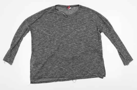 Womens UK Size M H&M Grey Pullover Jumper