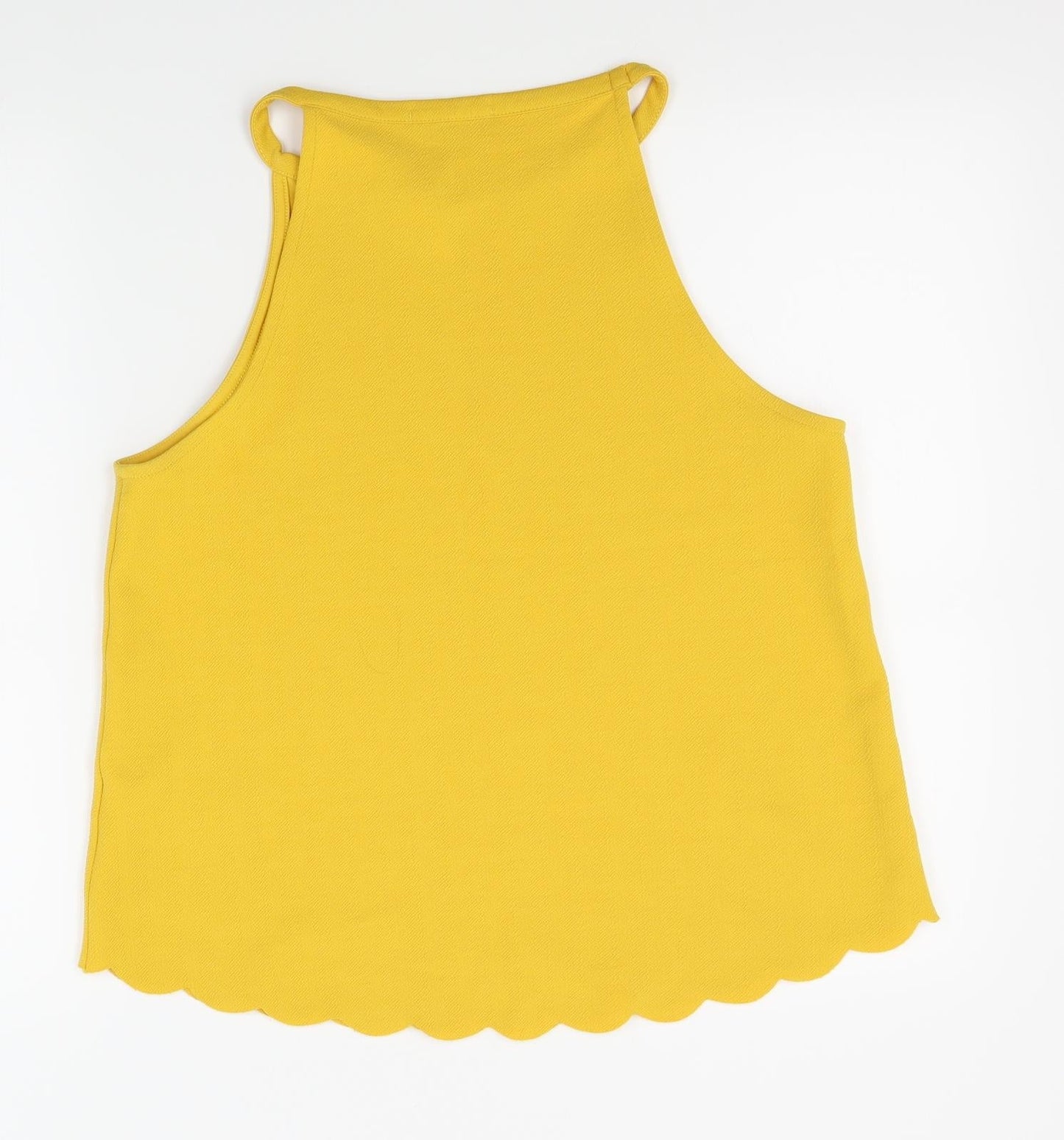 Womens UK Size 14 New Look Yellow Camisole Blouse