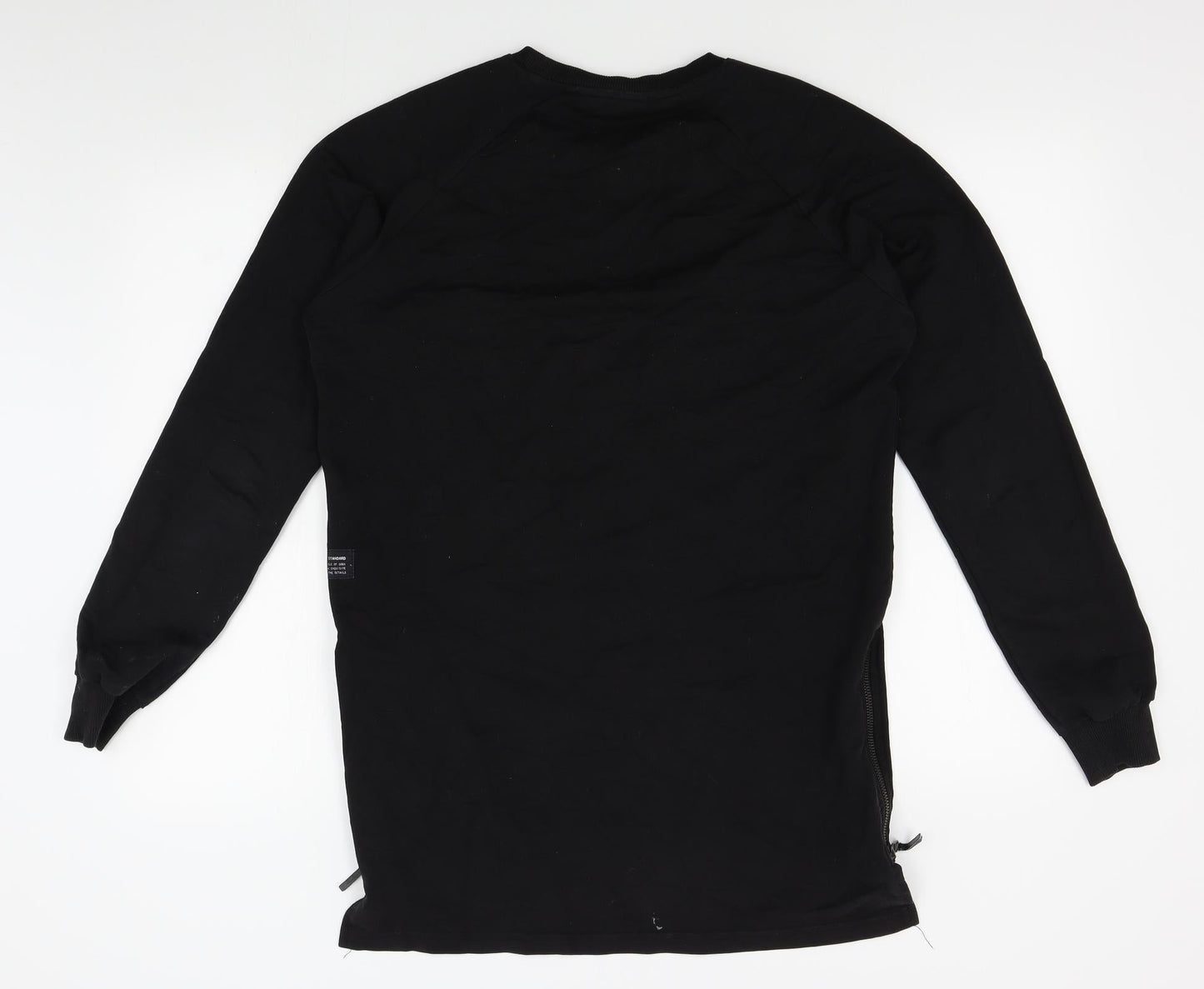 ashes to dust Mens Black   Pullover Jumper Size XS  - zips on sides