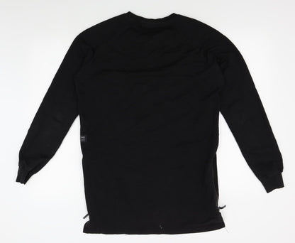 ashes to dust Mens Black   Pullover Jumper Size XS  - zips on sides