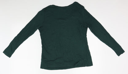 ESMARA Womens Green   Basic T-Shirt Size L