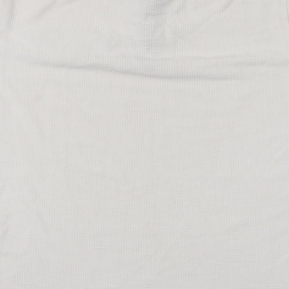 Mens UK Size L Burton White  Button-Up Short Sleeve Casual Shirt