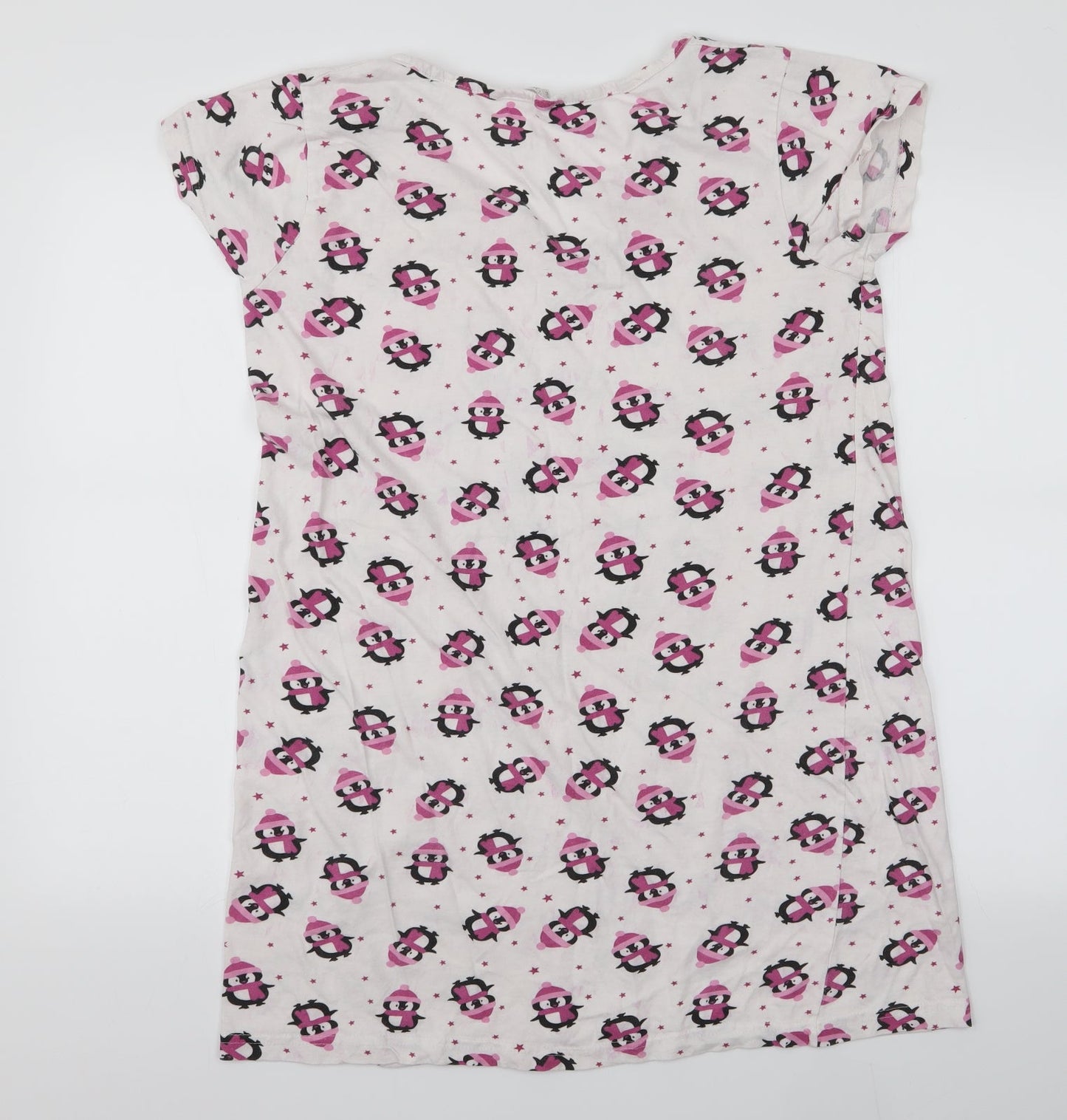 Nightwear Essentials Womens Pink Animal Print  Top Pyjama Top Size 10