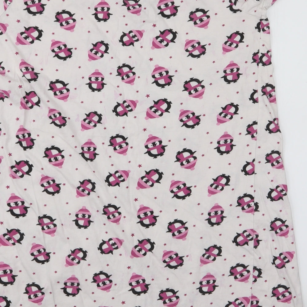 Nightwear Essentials Womens Pink Animal Print  Top Pyjama Top Size 10
